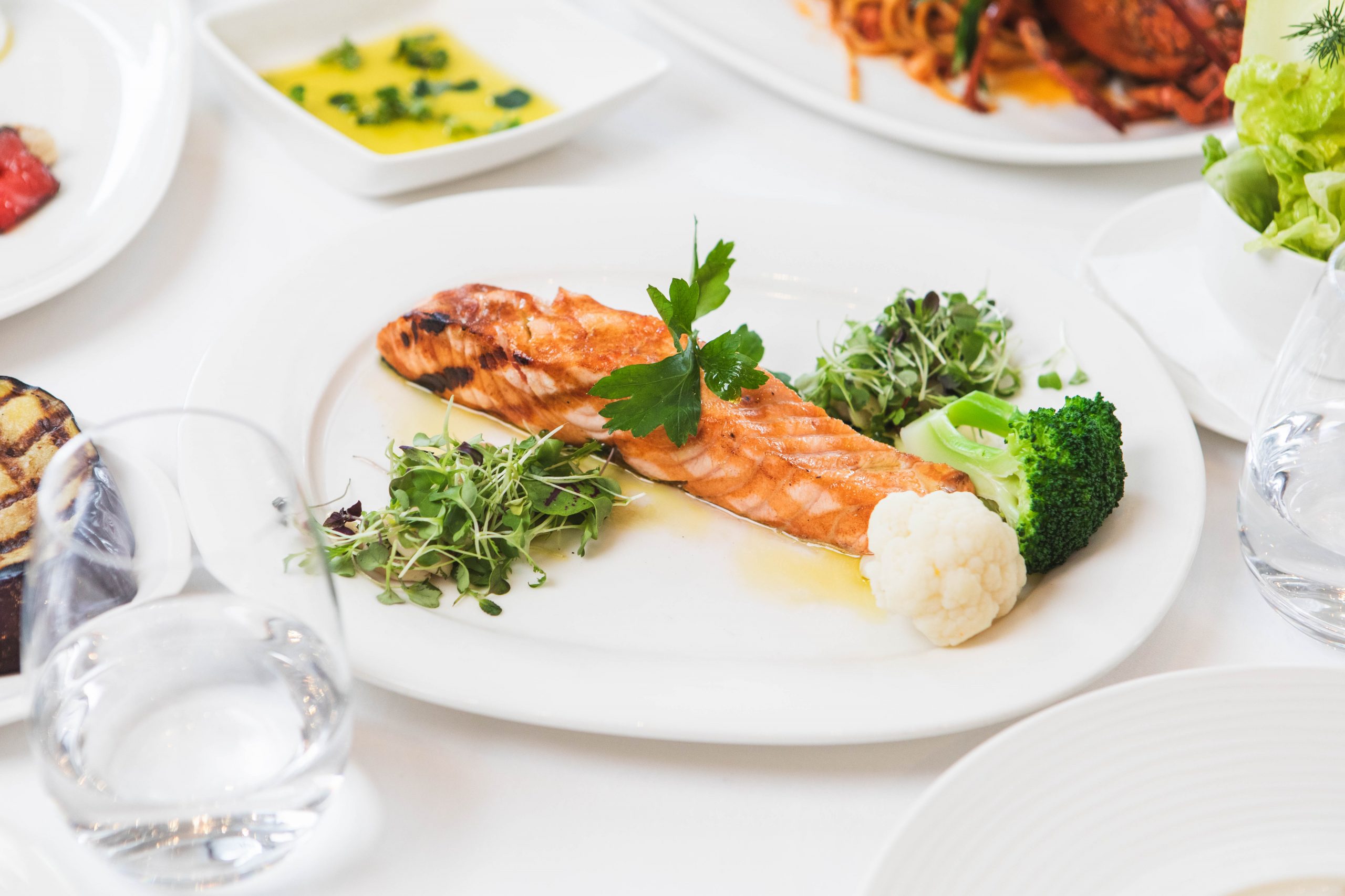 salmon dinner